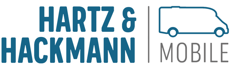 Logo von Hartz & Hackmann Mobile in Blau